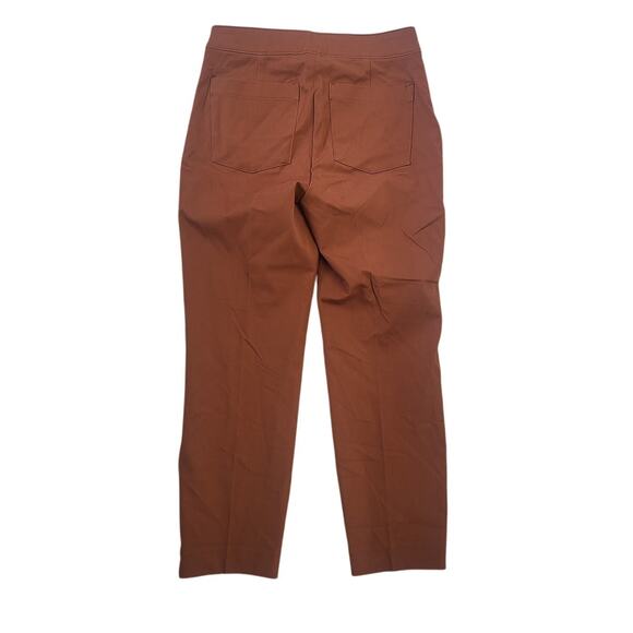 Spanx On the Go Ankle Slim Straight Leg Pants in Bronze Glow - Pet Med - Picture 4 of 8